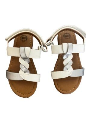 Wonder Nation Braided T-Strap Sandals